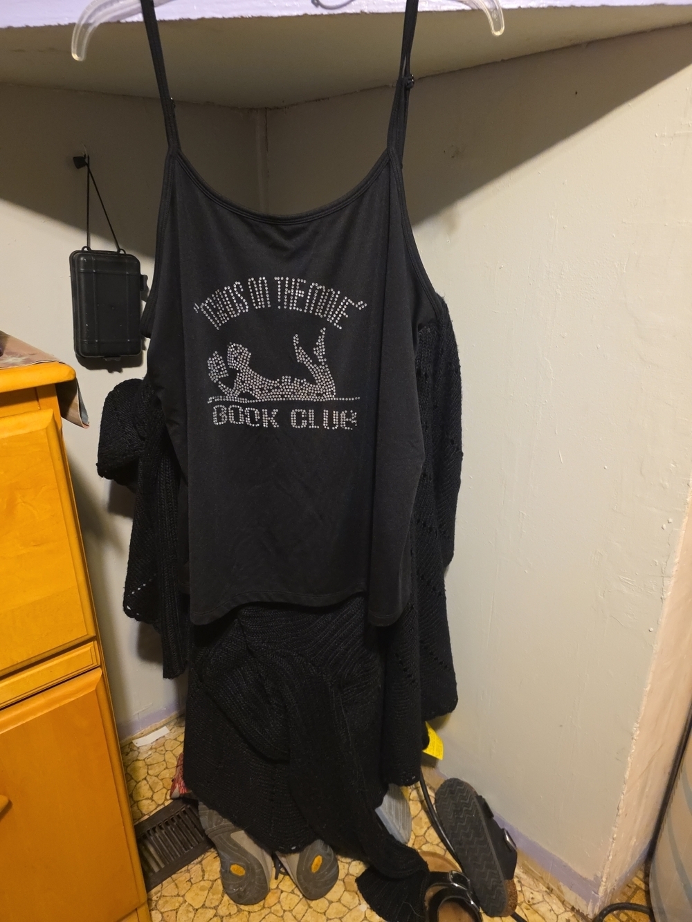 Fashion Bug Black Rhinestone 'Books on the Move Book Club' Tank Top